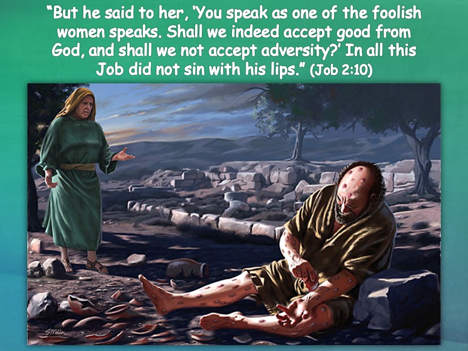 Job 2:10 Verses to memorize
